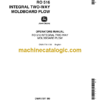John Deere RO 516 Integral Two-Way Moldboard Plow Operator's Manual (OMA17311)