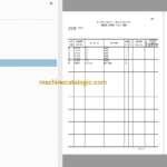 Hitachi ZX1800K-3 High Reach Demolition Machine Full Parts Catalog