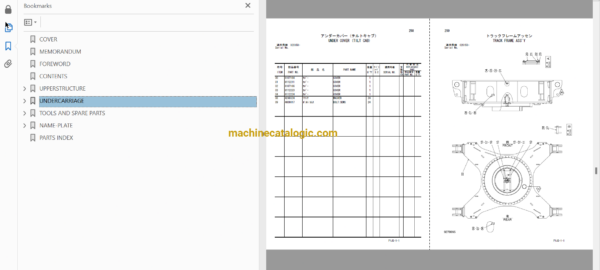 Hitachi ZX1800K-3 High Reach Demolition Machine Full Parts Catalog