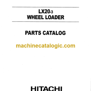 Hitachi LX20-3 Wheel Loader Parts Catalog