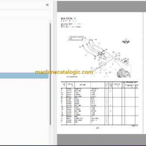 Hitachi ZH200-A,ZH200LC-A Hybrid Excavator Full Parts Catalog