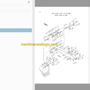 Hitachi EX270,EX270LC Hydraulic Excavator Full Parts Catalog