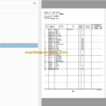 Hitachi ZX670LC-5B,ZX670LCH-5B,ZX670LCR-5B Hydraulic Excavator Full Parts and Engine Parts Catalog