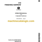 John Deere 410 Finishing Harrow Operator's Manual (OMA39766)