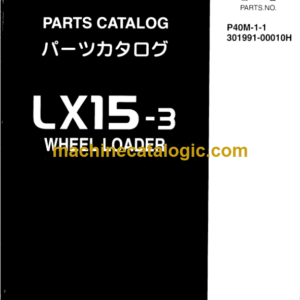 Hitachi LX15-3 Wheel Loader Parts Catalog