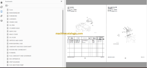 Hitachi ZW20 Wheel Loader Full Parts Catalog