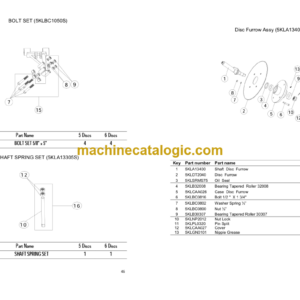 John Deere DH4105 and DH4106 Poly Plough Operator’s Manual (OM5KLDH41051)