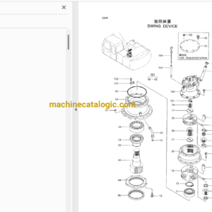 Hitachi EX200-5,EX200LC-5,EX210H-5,EX210LCH-5 Excavator Full Parts Catalog