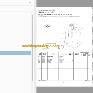 Hitachi ZX200-5G Series Hydraulic Excavator Full Parts and Engine Parts Catalog