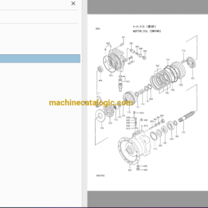 Hitachi ZX800,ZX850H Excavator Full Parts Catalog