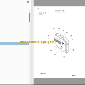 Hitachi ZW20L Wheel Loader Full Parts Catalog