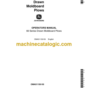 John Deere 66 Series Drawn Moldboard Plows Operator's Manual (OMA51159)