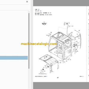 Hitachi ZX120-5B,ZX130-5B,ZX130K-5B,ZX130KB-5B,ZX130LCN-5B Hydraulic Excavator Full Parts and Engine Parts Catalog