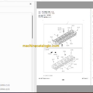 Hitachi ZX670-5A Series Hydraulic Excavator ISUZU(6WG1-XKSA02) Engine Parts Catalog