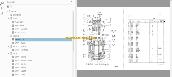 Hitachi UH09-7, UH09LC-7 Hydraulic Excavator Full Parts Catalog