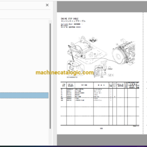 Hitachi ZX130-5G ,ZX130K-5G Hydraulic Excavator Full Parts and Engine Parts Catalog