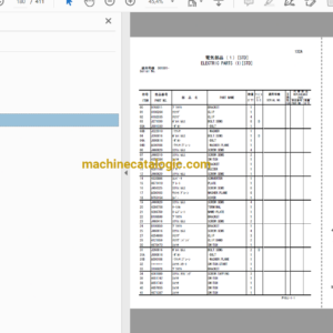 Hitachi EX1200-6 Hydraulic Excavator Full Parts Catalog