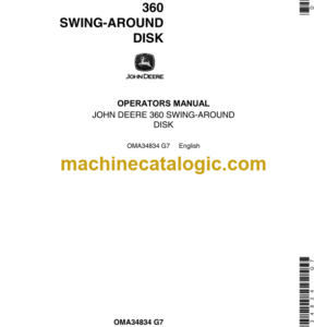 John Deere 360 Swing-Around Disk Operator's Manual (OMA34834)