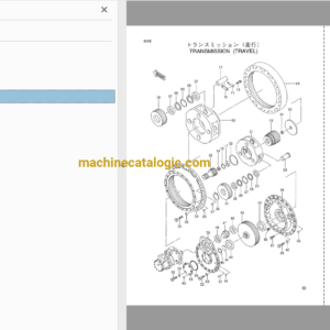 Hitachi EX2500 Excavator Full Parts Catalog