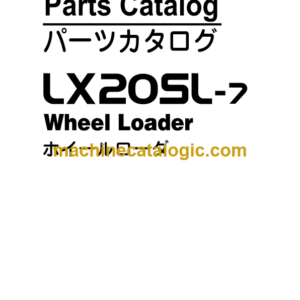 Hitachi LX20SL-7 Wheel Loader Parts Catalog