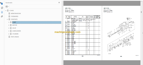 Hitachi EX1200-6 Hydraulic Excavator Full Parts Catalog