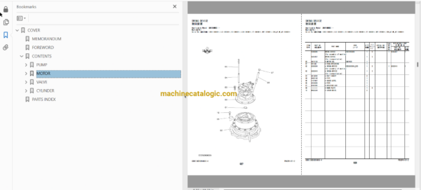 Hitachi ZX200-5G,ZX200LC-5G,ZX210H-5G,ZX210LCH-5G,ZX210K-5G,ZX210LCK-5G Hydraulic Excavator Full Parts Catalog