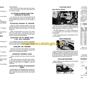 John Deere 33 Vegetable Planter Operator’s Manual (OMA25188)