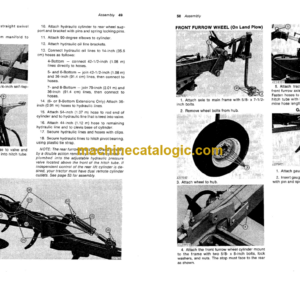 John Deere 2500 Power-Reset Semi-integral Moldboard Plow Operator’s Manual (OMA27348)