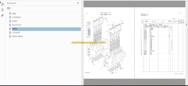 Hitachi EX300,EX300LC Hydraulic Excavator Full Parts Catalog