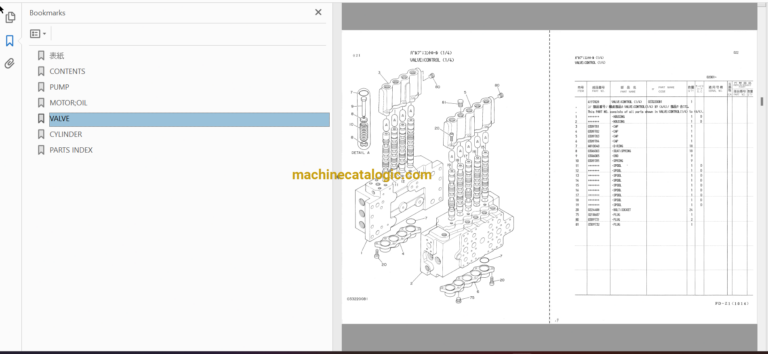 Hitachi EX300,EX300LC Hydraulic Excavator Full Parts Catalog