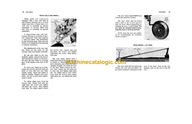 John Deere F670A, F670AH, F680A and F680AH Drawn Moldboard Plow Operator's Manual (OMA15894)
