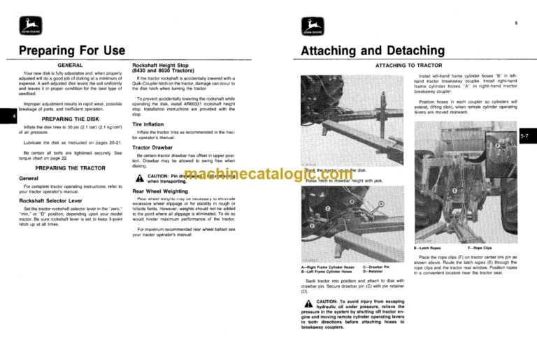 John Deere 360 Swing-Around Disk Operator's Manual (OMA34834)