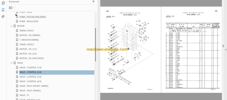 Hitachi ZX850-3,ZX850LC-3,ZX870H-3,ZX870LCH-3 Hydraulic Excavator Full Parts and Engine Parts Catalog