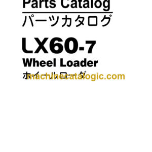 Hitachi LX60-7 Wheel Loader Parts Catalog