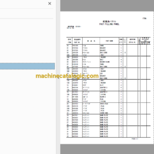 Hitachi EX1900-6 Hydraulic Excavator Full Parts Catalog