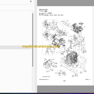 Hitachi ZX200-6 Series Hydraulic Excavator Full Parts and Engine Parts Catalog