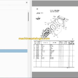 Hitachi ZR130HC Track Mounted Waste Recycler Full Parts Catalog