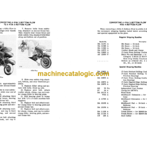 John Deere 415A and 416A Integral Moldboard Plows Operator’s Manual (OMA13767)