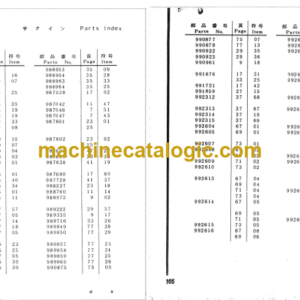 Hitachi UH06-2 Hydraulic Excavator Parts Catalog