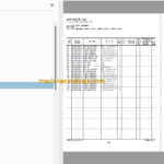 Hitachi ZW30-5B Wheel Loader Full Parts and Engine Parts Catalog