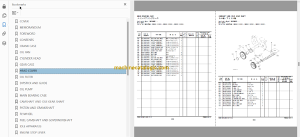 Hitachi ZW30-5B Wheel Loader Full Parts and Engine Parts Catalog