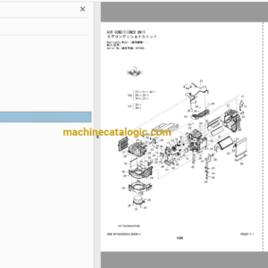 Hitachi EX2600-7B Hydraulic Excavator Full Parts Catalog