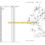 Komatsu W470-8MO Wheel Loader Parts Book (DZBC0001 and up)