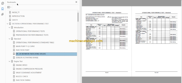 Hitachi ZX330,ZX330LC,ZX350H,ZX350LCH,ZX350LC,ZX350LCN,ZX370MTH Excavator Technical Manual