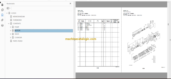 Hitachi EX1900E-6 Electric Excavator Full Parts Catalog