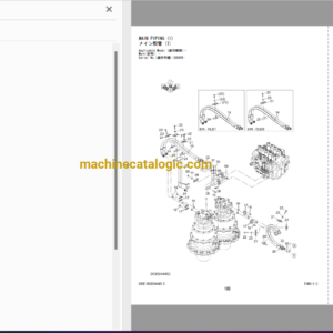 Hitachi ZX870LC-5B,ZX870LCH-5B,ZX870LCR-5B,ZX870H-5B-LD Hydraulic Excavator Full Parts Catalog