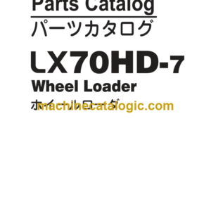 Hitachi LX70HD-7 Wheel Loader Parts Catalog