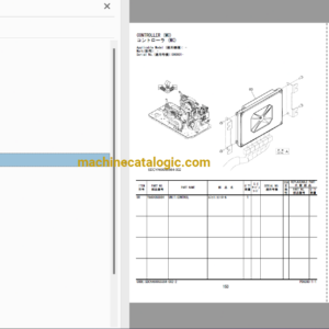 Hitachi ZX130-7 Hydraulic Excavator Full Parts Catalog