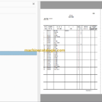 Hitachi ZR240JC BU Track Mounted Carrier Full Parts Catalog