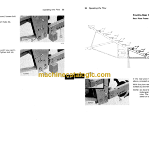 John Deere 3700 Drawn Flex Plow Operator’s Manual (OMA49086)